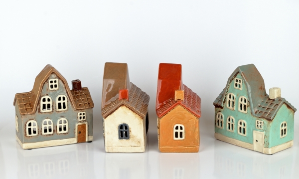 Vánoční svítící domeček 5,5 x 17 x 8,5 cm