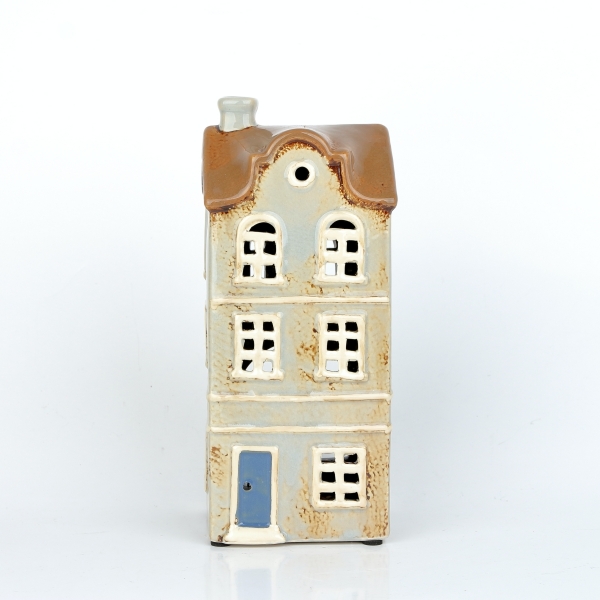 Vánoční svítící domeček 9,5x22,5x8,5cm  C