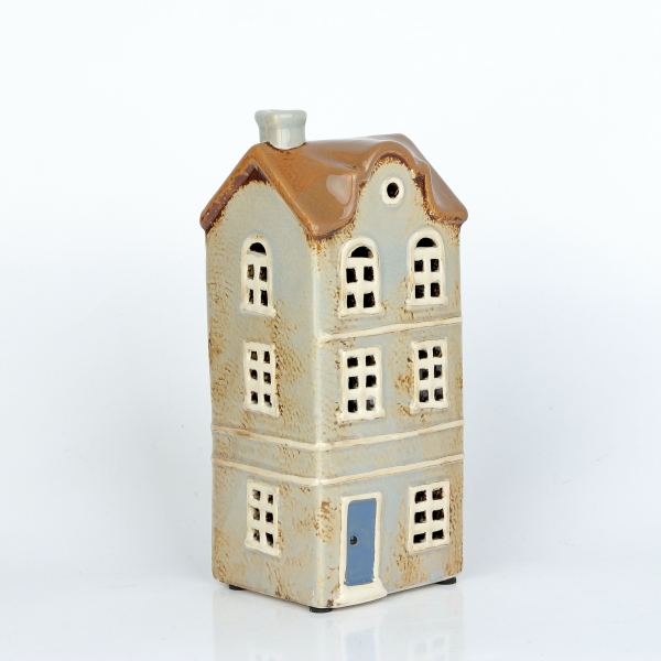 Vánoční svítící domeček 9,5x22,5x8,5cm  C