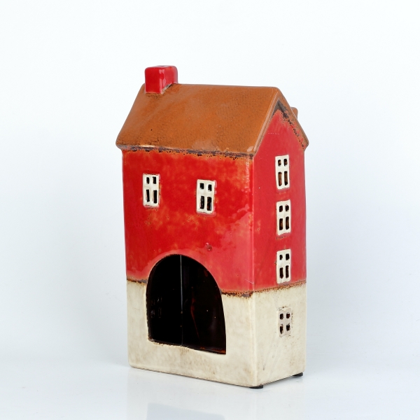 Vánoční svítící domečky 13x23,5x7,5cm  B