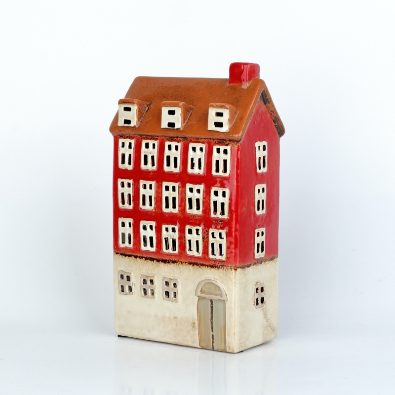 Vánoční svítící domečky 13x23,5x7,5cm  B