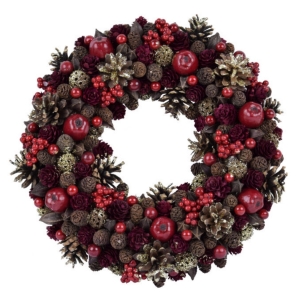 Vánoční věnec 33x33x7,5cm