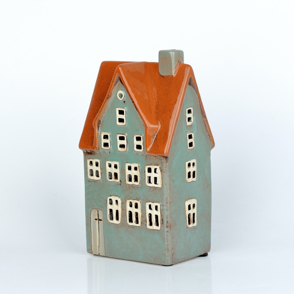 Vánoční vesnička dekorace 10x20x8cm C