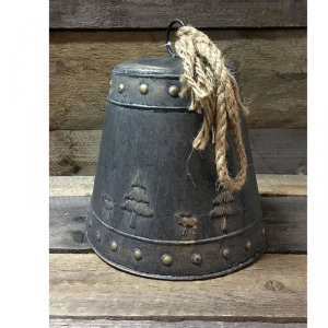 Vánoční zvon kovový 27cm