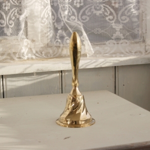 Vánoční zvon se zdobenou rukojetí 18cm