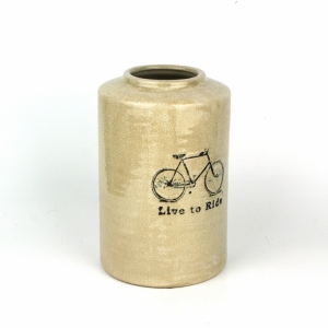 Váza keramická Live to Ride 24cm