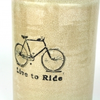 Váza keramická Live to Ride 24cm