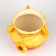 Váza květináč - buclák 18x14cm