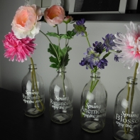 Váza skleněná Spring Blossom 18cm