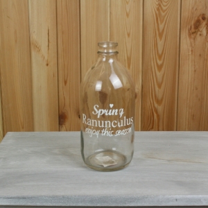 Váza skleněná Spring Ranunculus 18x8cm