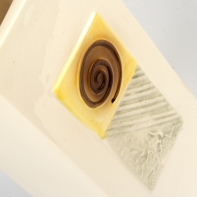 Váza vysoká hranatá  25x10x10cm