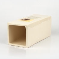 Váza vysoká hranatá  25x10x10cm