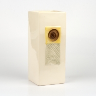 Váza vysoká hranatá  25x10x10cm