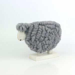 Velikonoční beránek šedý 25cm