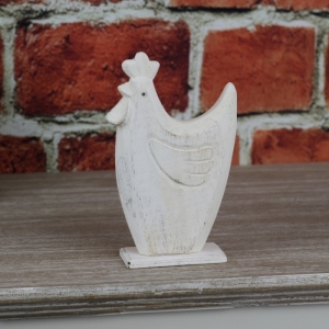 Velikonoční dekorace dřevěná slepice 16cm