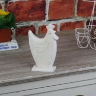 Velikonoční dekorace dřevěná slepice 16cm