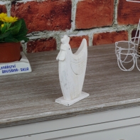 Velikonoční dekorace dřevěná slepice 16cm