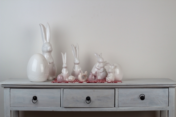 Velikonoční dekorace keramické vejce 14cm