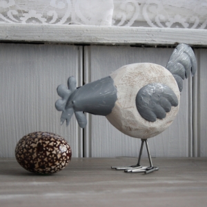 Velikonoční dekorace kohout 22,5x7x15,5cm