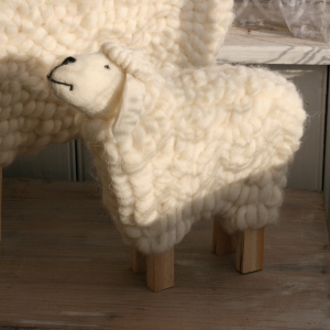 Velikonoční dekorace ovce 26x27x8cm