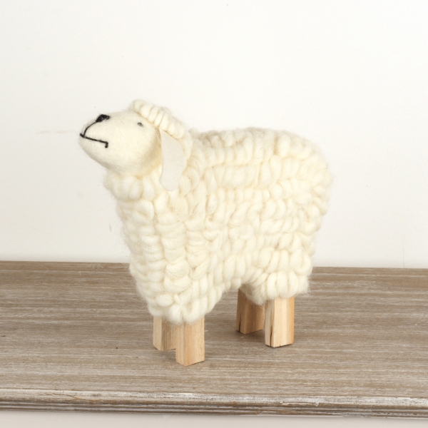 Velikonoční dekorace ovce 26x27x8cm