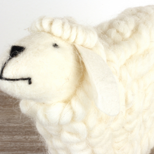 Velikonoční dekorace ovce 26x27x8cm