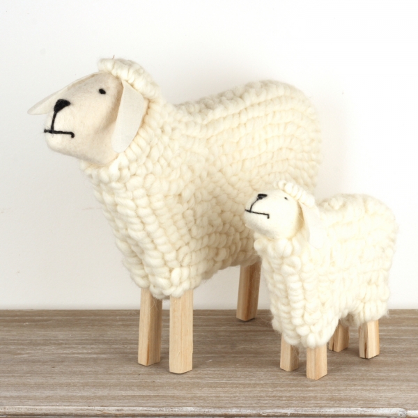 Velikonoční dekorace - ovce větší