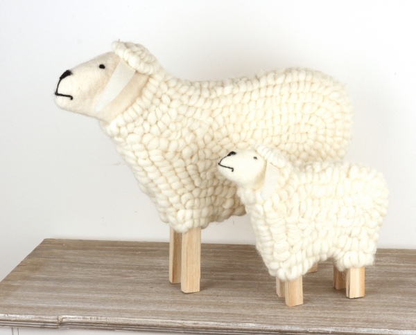 Velikonoční dekorace - ovce větší