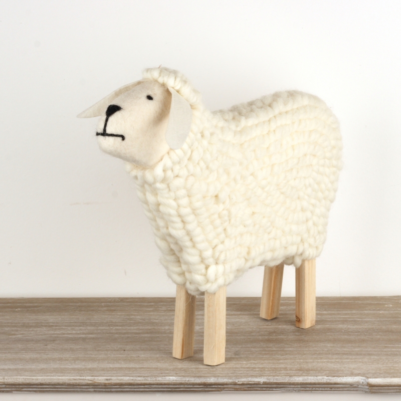 Velikonoční dekorace - ovce větší