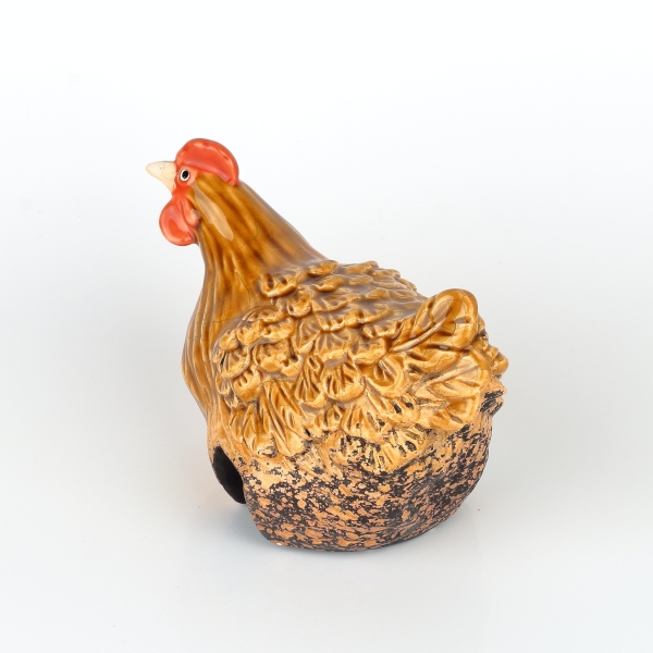 Velikonoční dekorace slepice světle hnědá