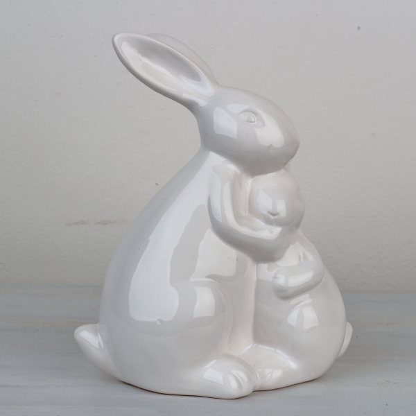 Velikonoční dekorace zaječí pár 19cm