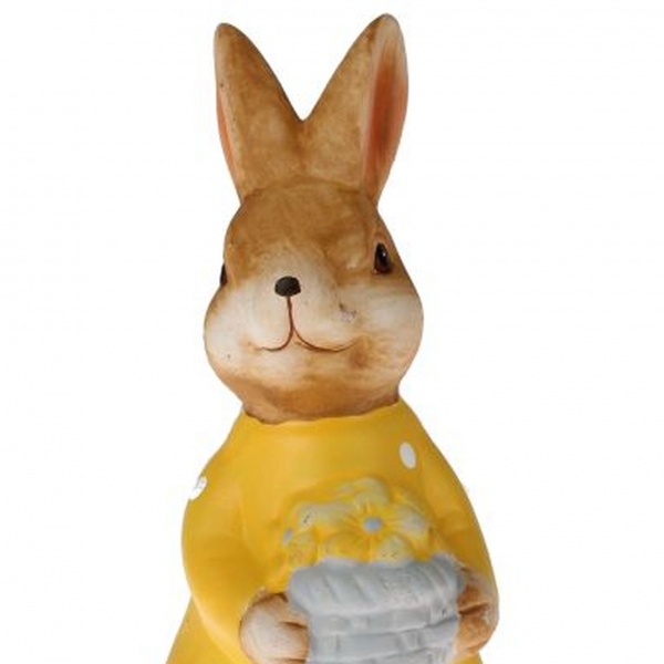 Velikonoční dekorace zajíček s vajíčky