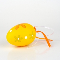 Velikonoční vajíčka 9cm oranžovo-žluté