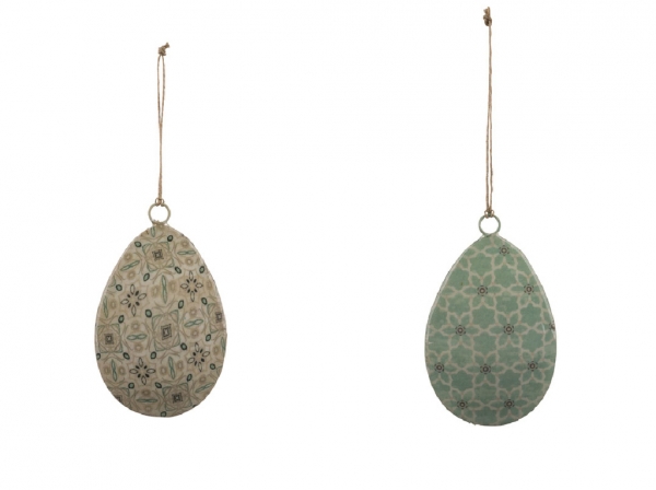 Velikonoční vajíčko na zavěšení 5x7,2x1cm