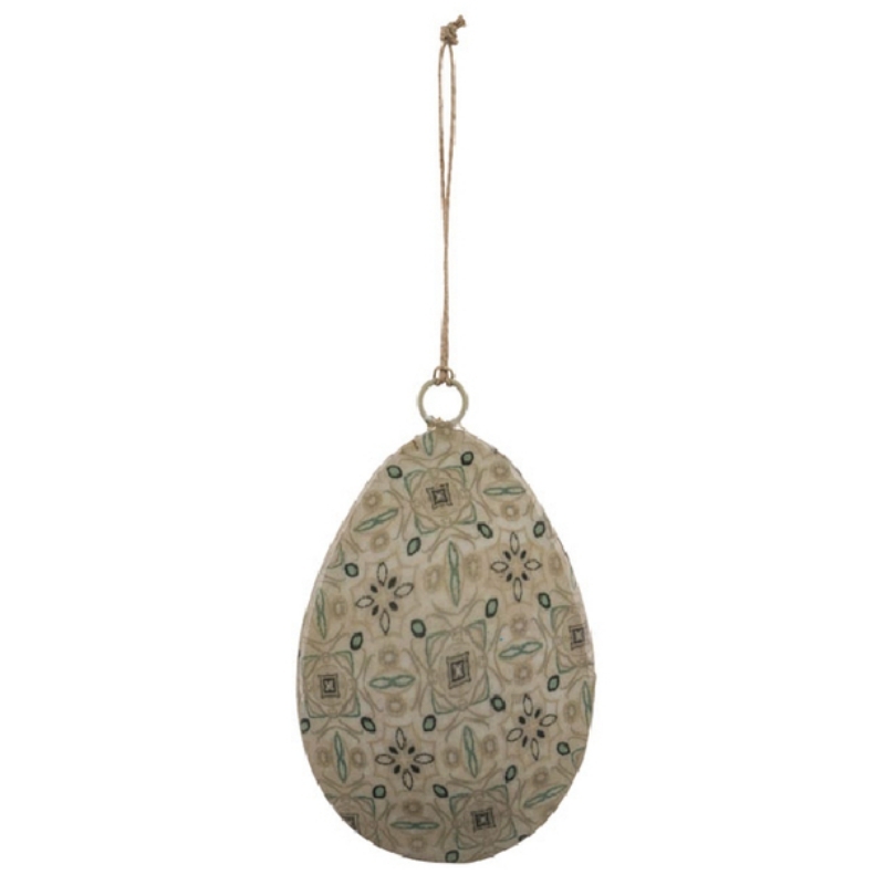 Velikonoční vajíčko na zavěšení 5x7,2x1cm
