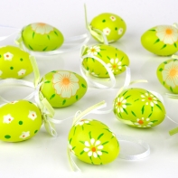 Velikonoční vejce 4cm zelené