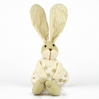 Velikonoční zajíc se zástěrou 37cm
