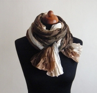 Velká hedvábná šála Rozmluvy při odpolední kávě