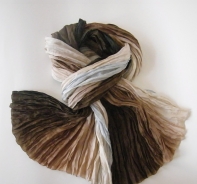 Velká hedvábná šála Rozmluvy při odpolední kávě