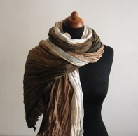 Velká hedvábná šála Rozmluvy při odpolední kávě