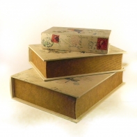 Velká kniha retro 30x21x7 cm