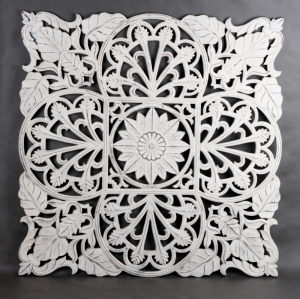 Velká nástěnná dekorace DO RESTAURACE ornament 120x120cm