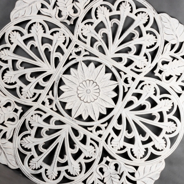 Velká nástěnná dekorace DO RESTAURACE ornament 120x120cm