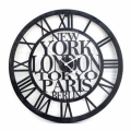 Velké kovové hodiny TOWN 60cm