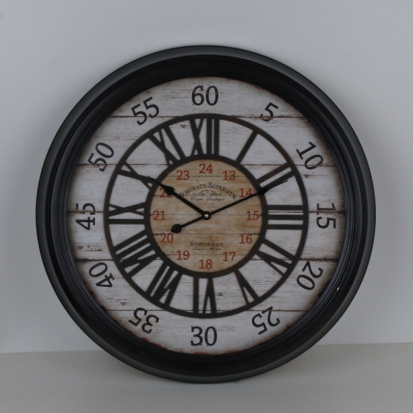Velké nástěnné hodiny Bordeaux Superieur 58cm