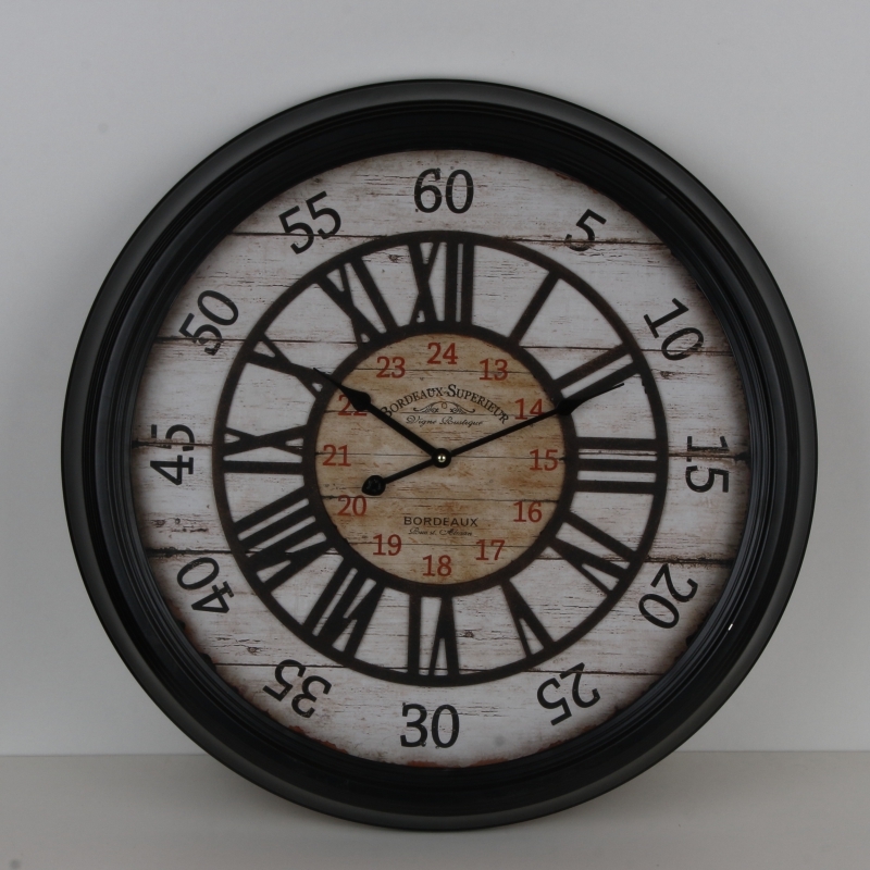 Velké nástěnné hodiny Bordeaux Superieur 58cm