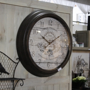 Velké nástěnné hodiny Cafe Paris 58cm