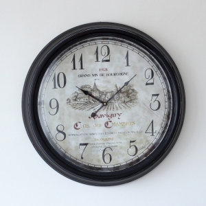 Velké nástěnné hodiny kovové 61cm