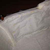 Velký kočárek pro panenky 58x26x52cm - vada látky