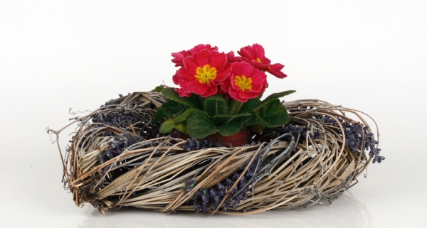 Věnec levandule srdce 33cm